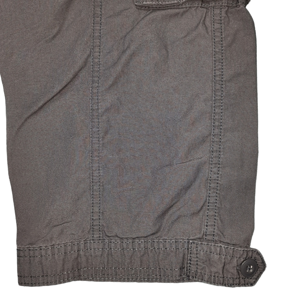 Marvin Richards Gray Khaki Crop Cargo Pant SZ 6 - Picture 2 of 13
